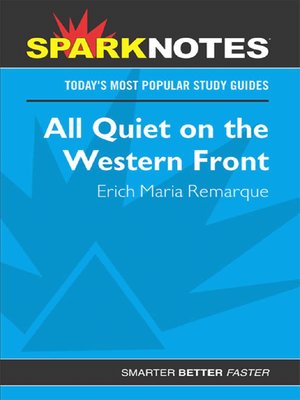 cover image of All Quiet On The Western Front (SparkNotes)